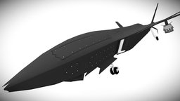 MIUS Kizilelma Bayraktar Kizilelma UCAV LowPoly