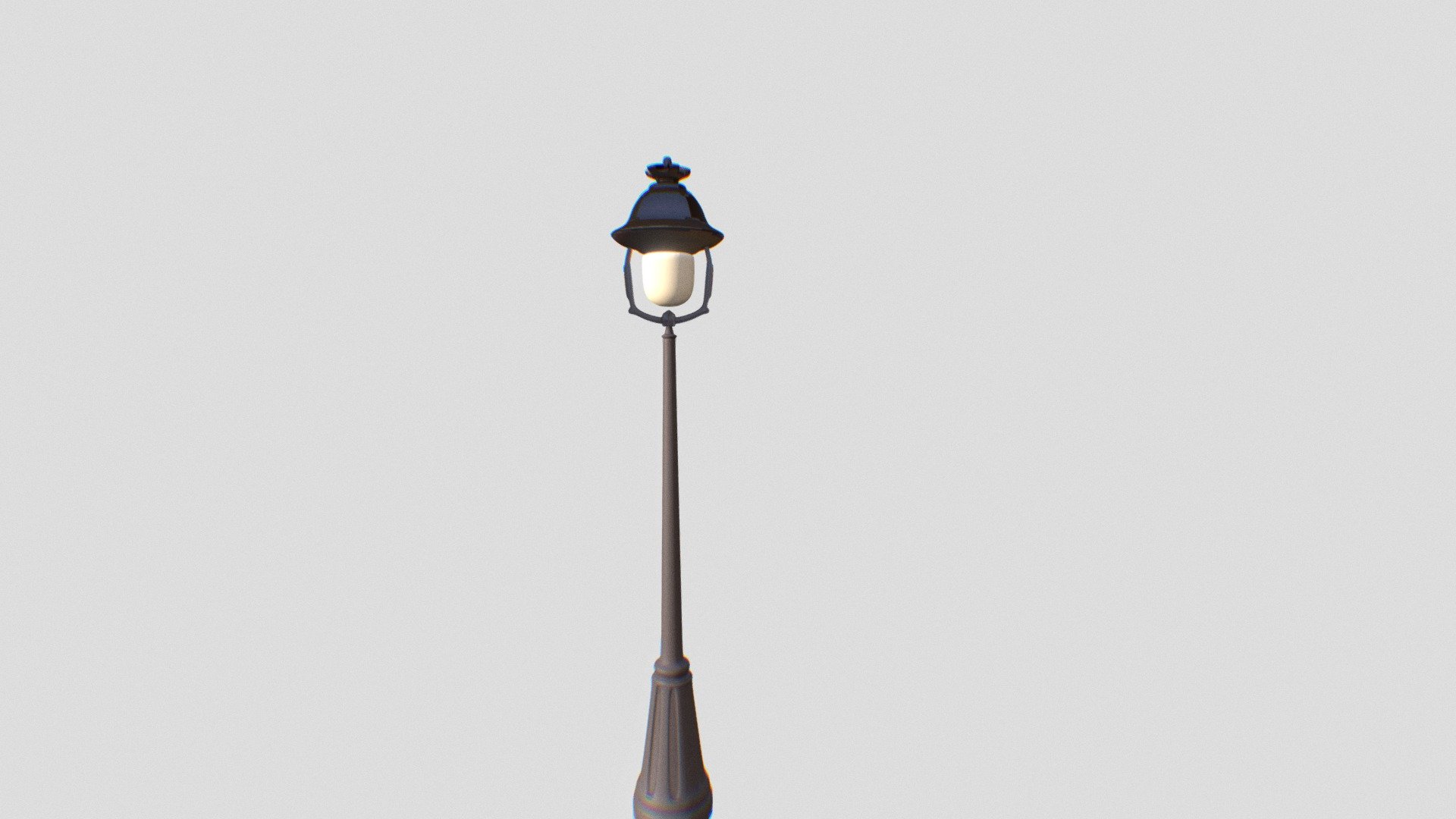 Paris style street light 3d model