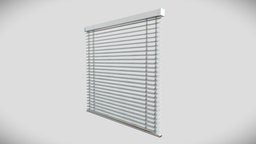 Window Blinds Low poly 3D model