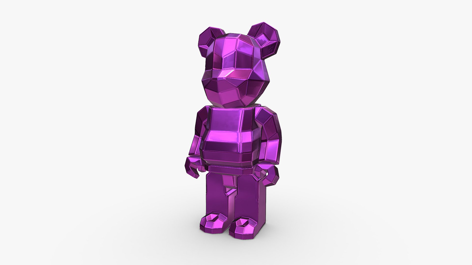 Bear Brick Metal 3d model