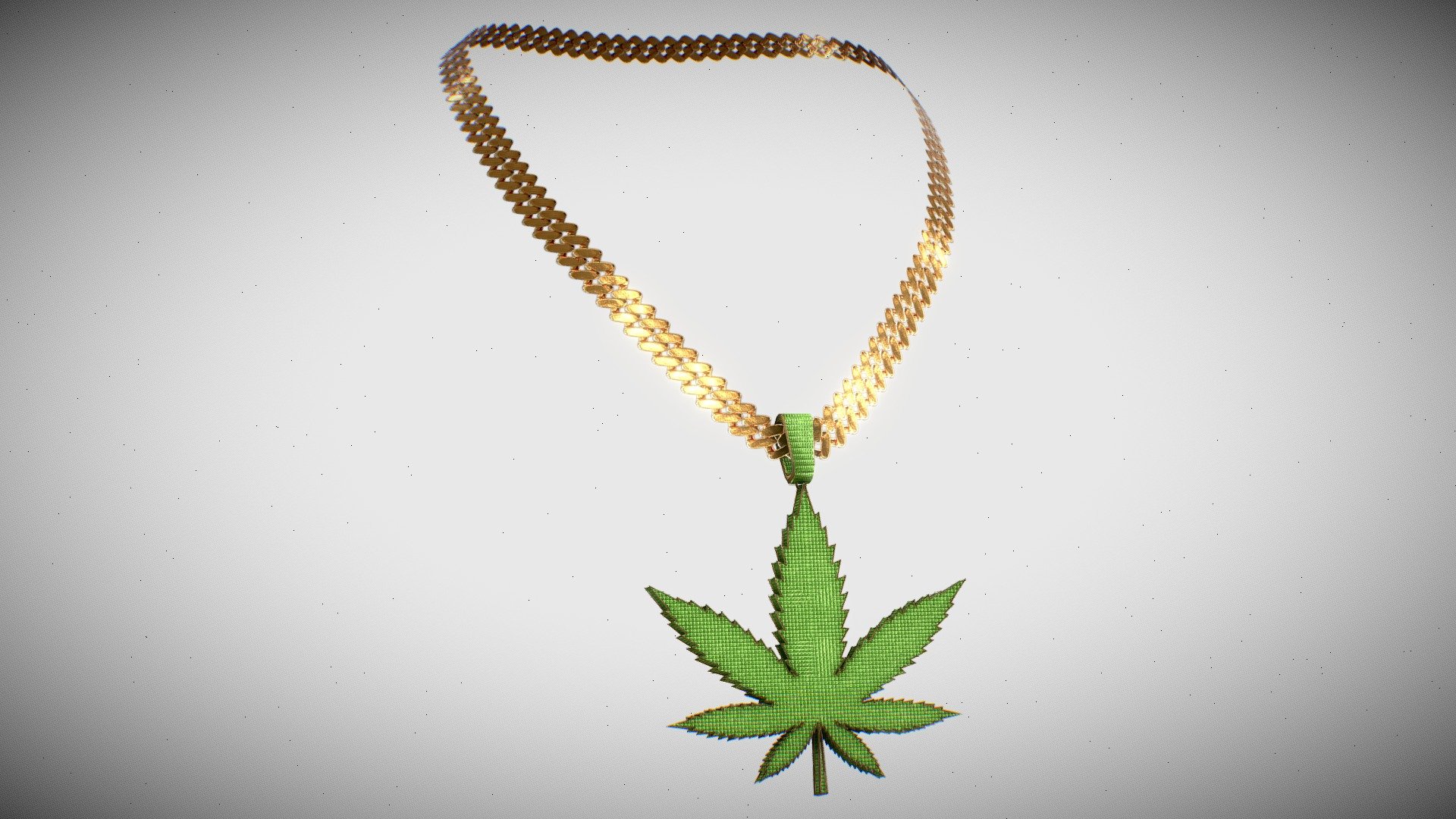 Weed Chain (Metahuman Ready) 3d model