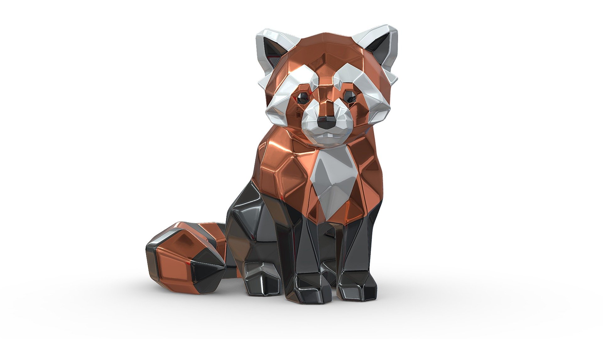 red panda 3d model