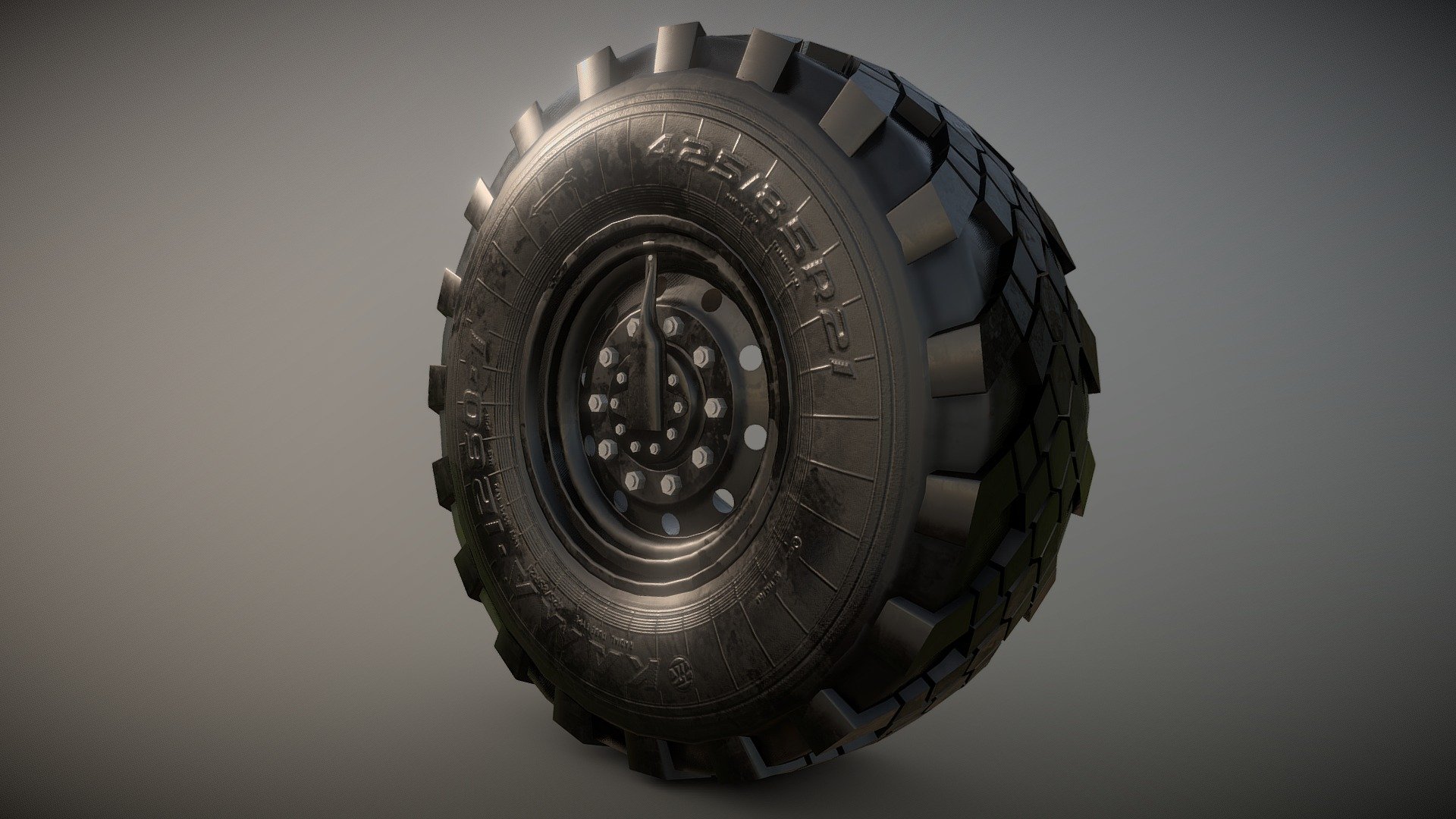 Offroad Truck Wheel 3d model