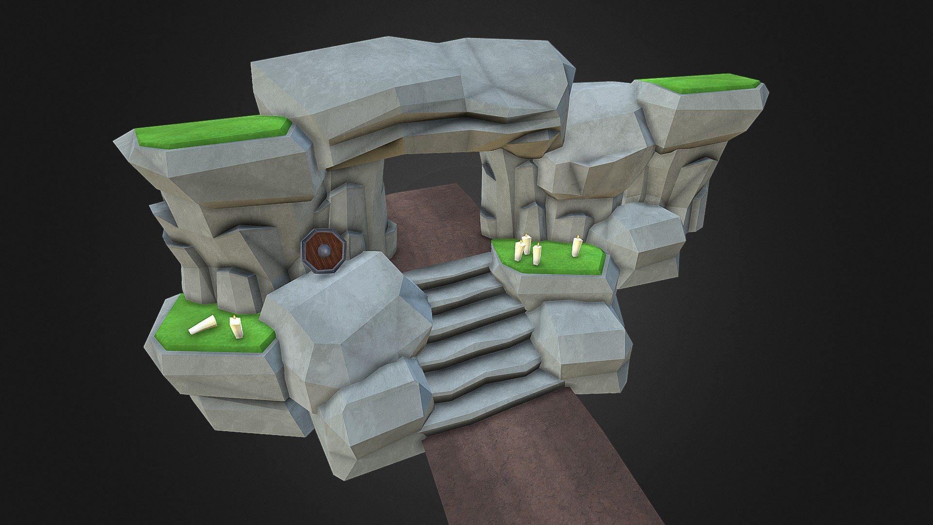 Cave Entrance 3d model