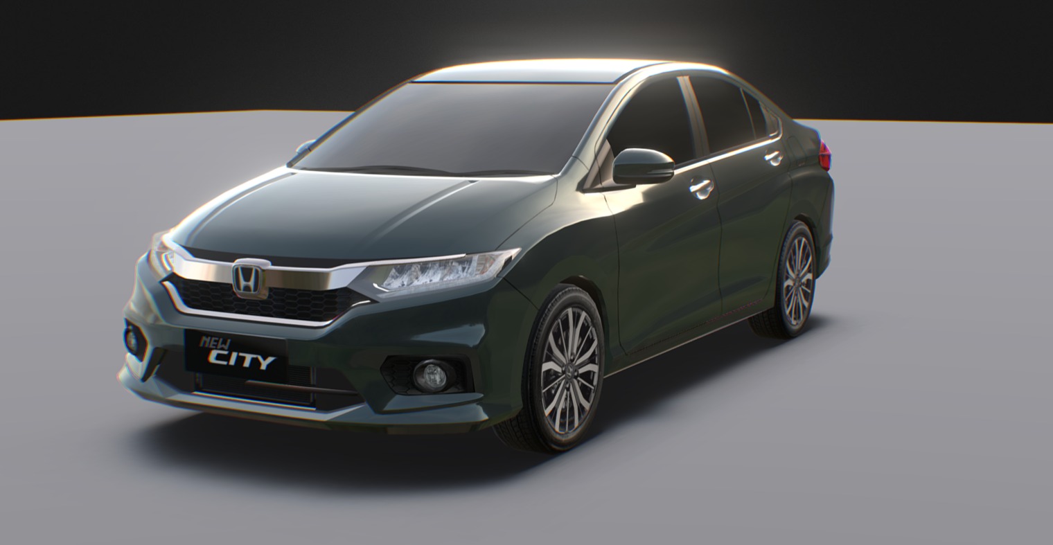 Honda City 2017 3d model