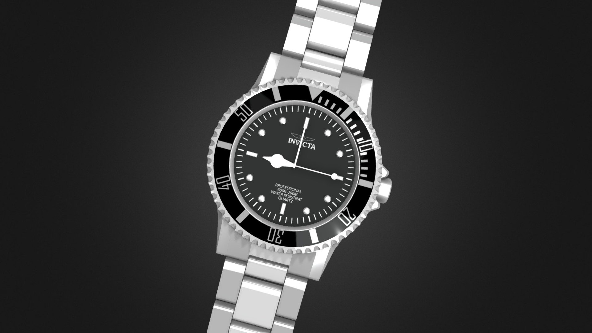 Invicta Watch 3d model