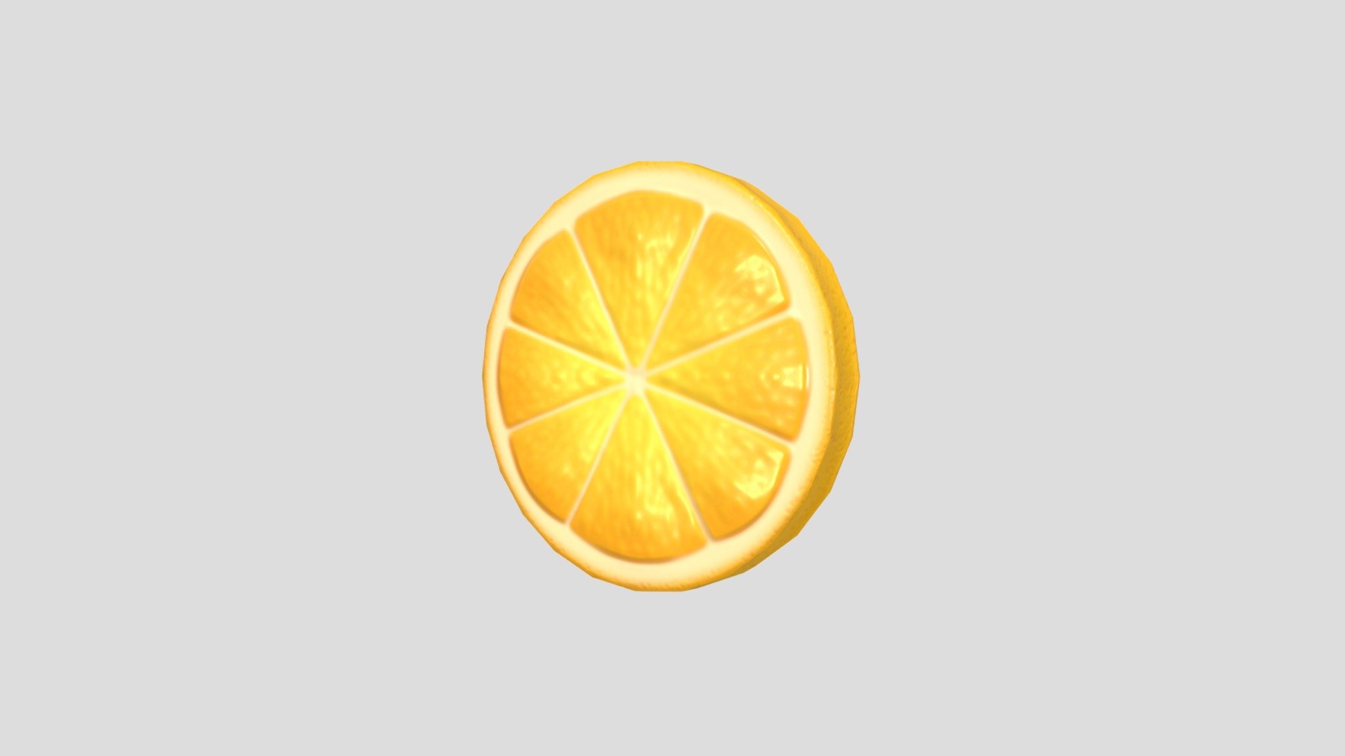 Lemon Slice 3d model