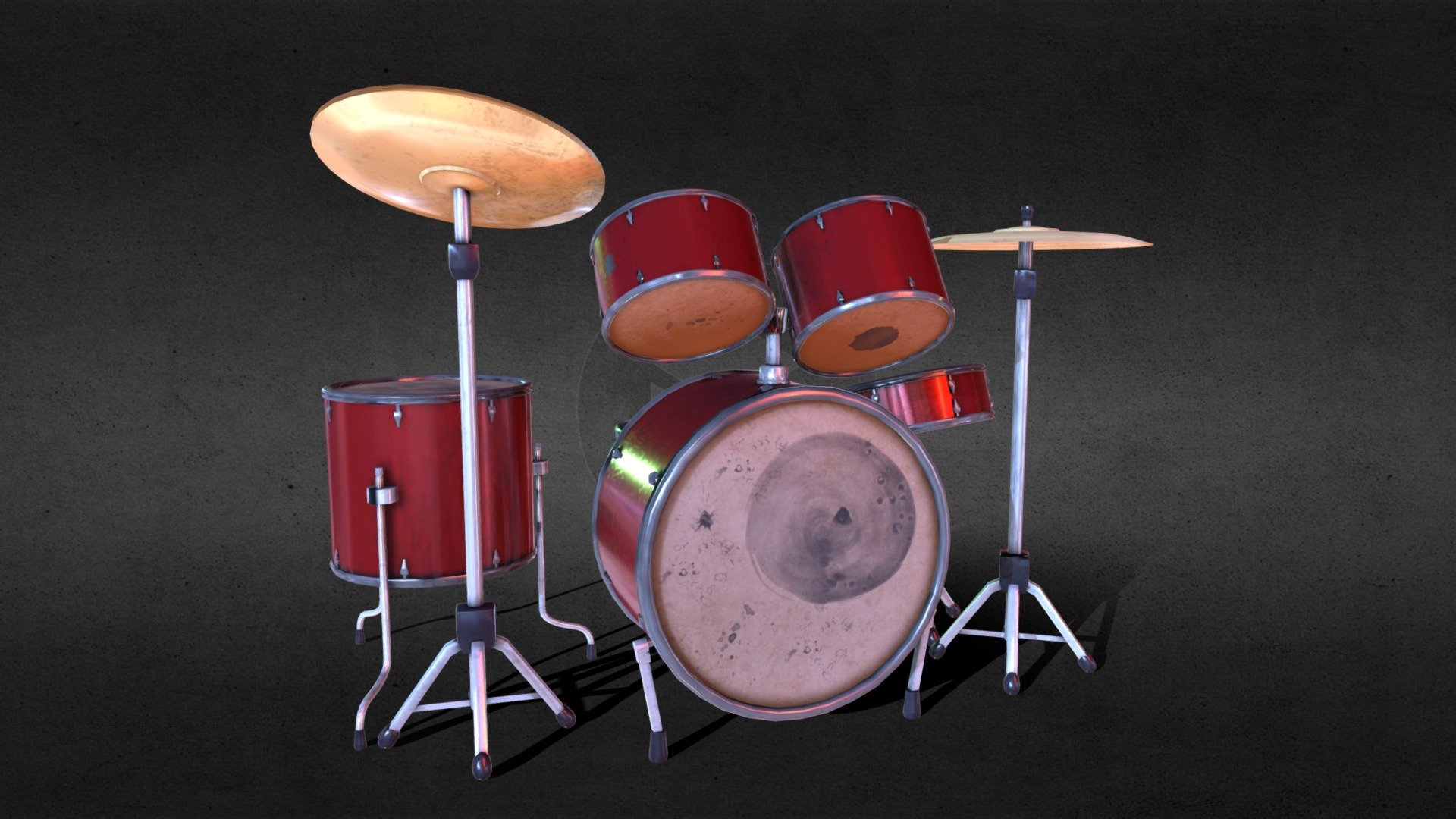 Drumkit 3d model