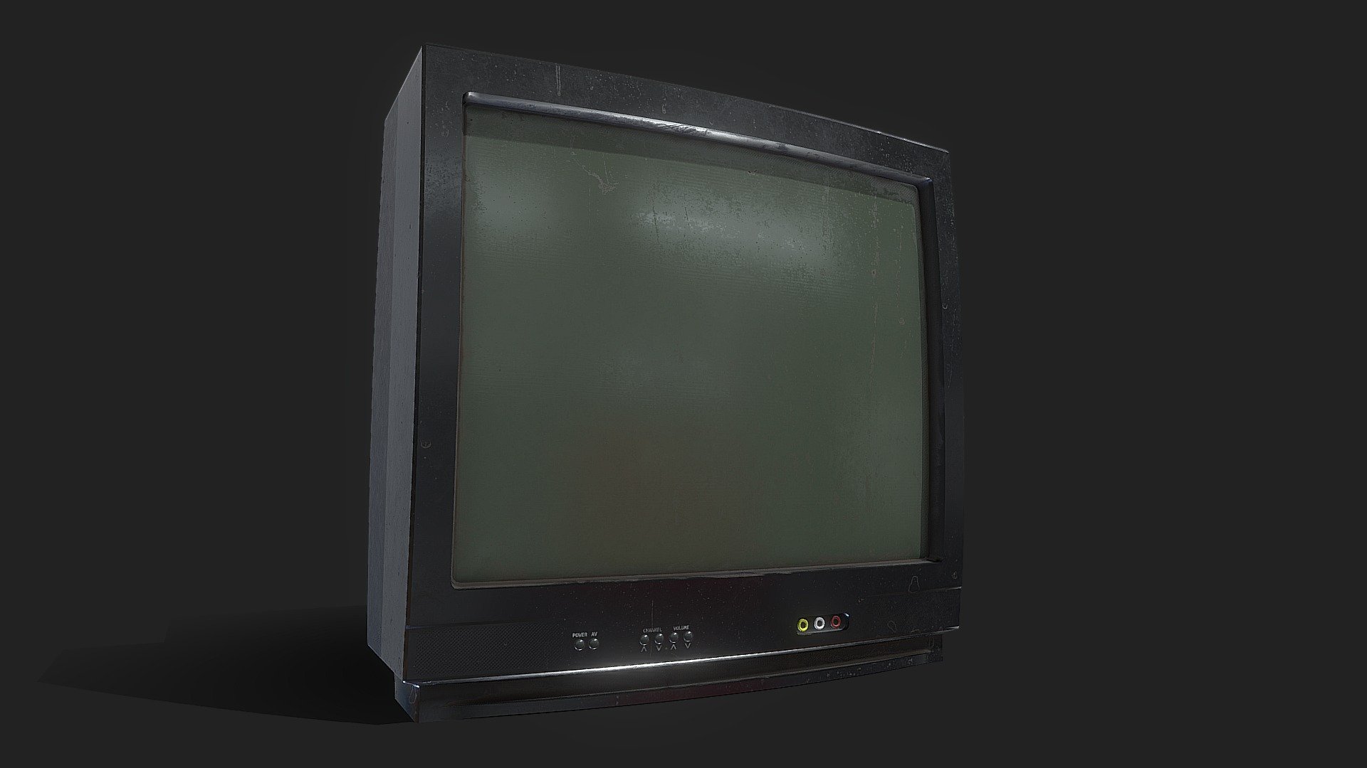 Old TV 3d model