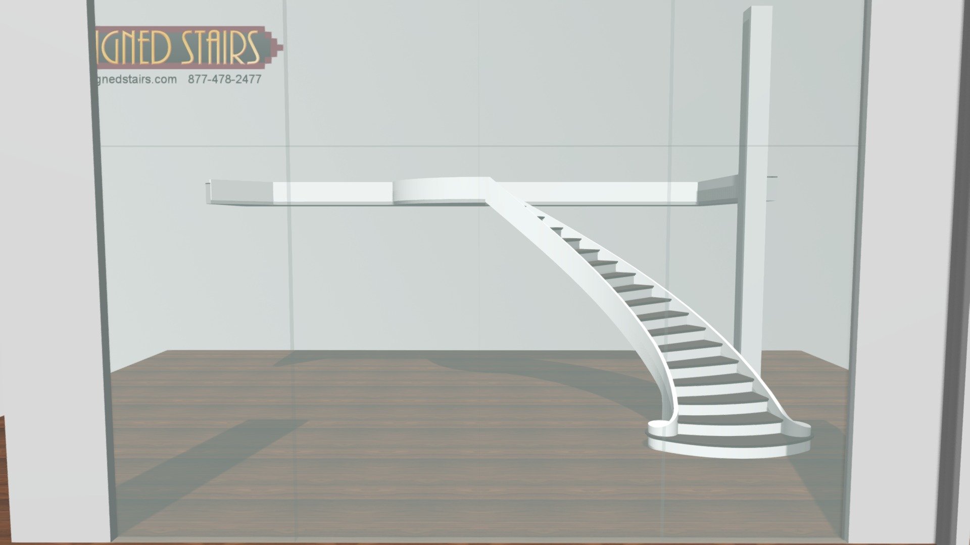 48005 back stair 3-2-20 3d model