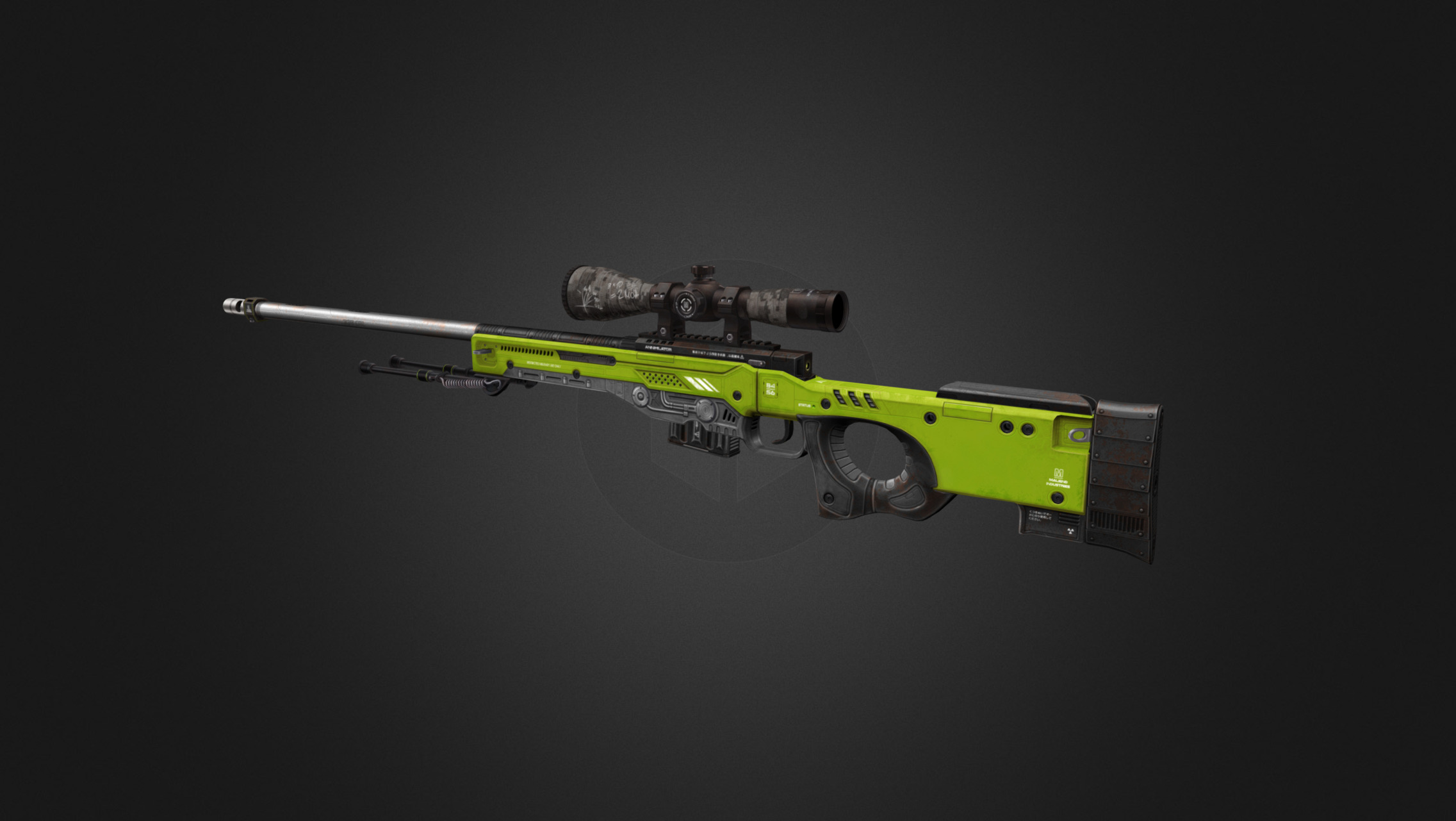 AWP | Annihilator Green 3d model