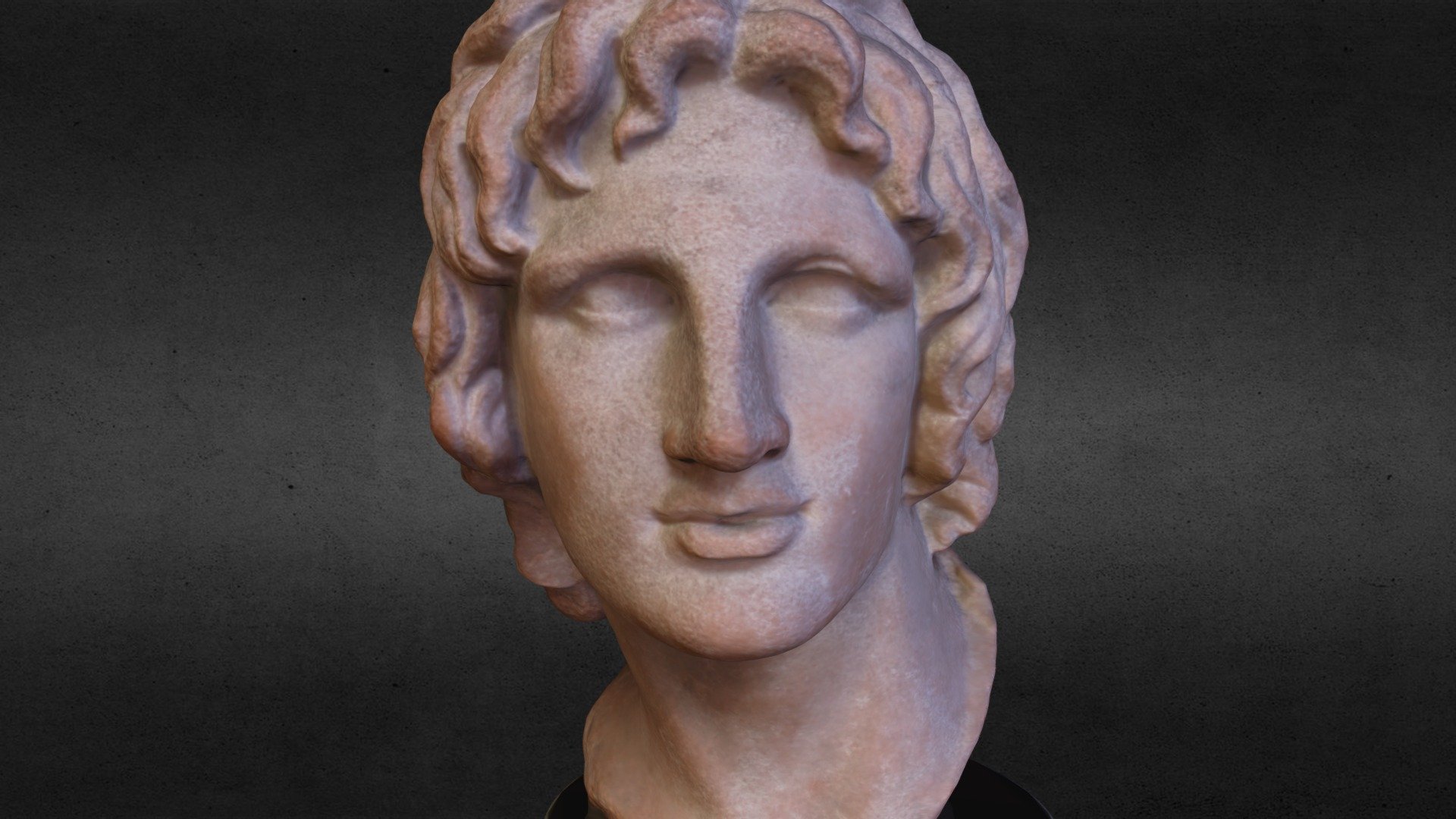 Example: Alexander the Great from British Museum 3d model