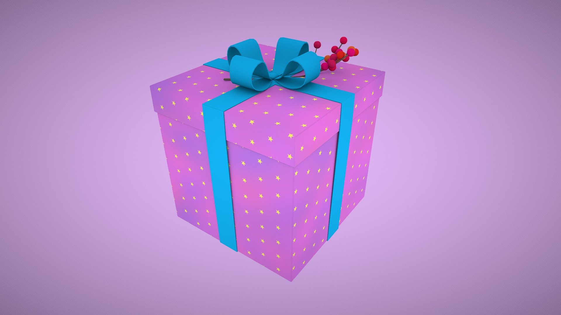 Gift box 3d model