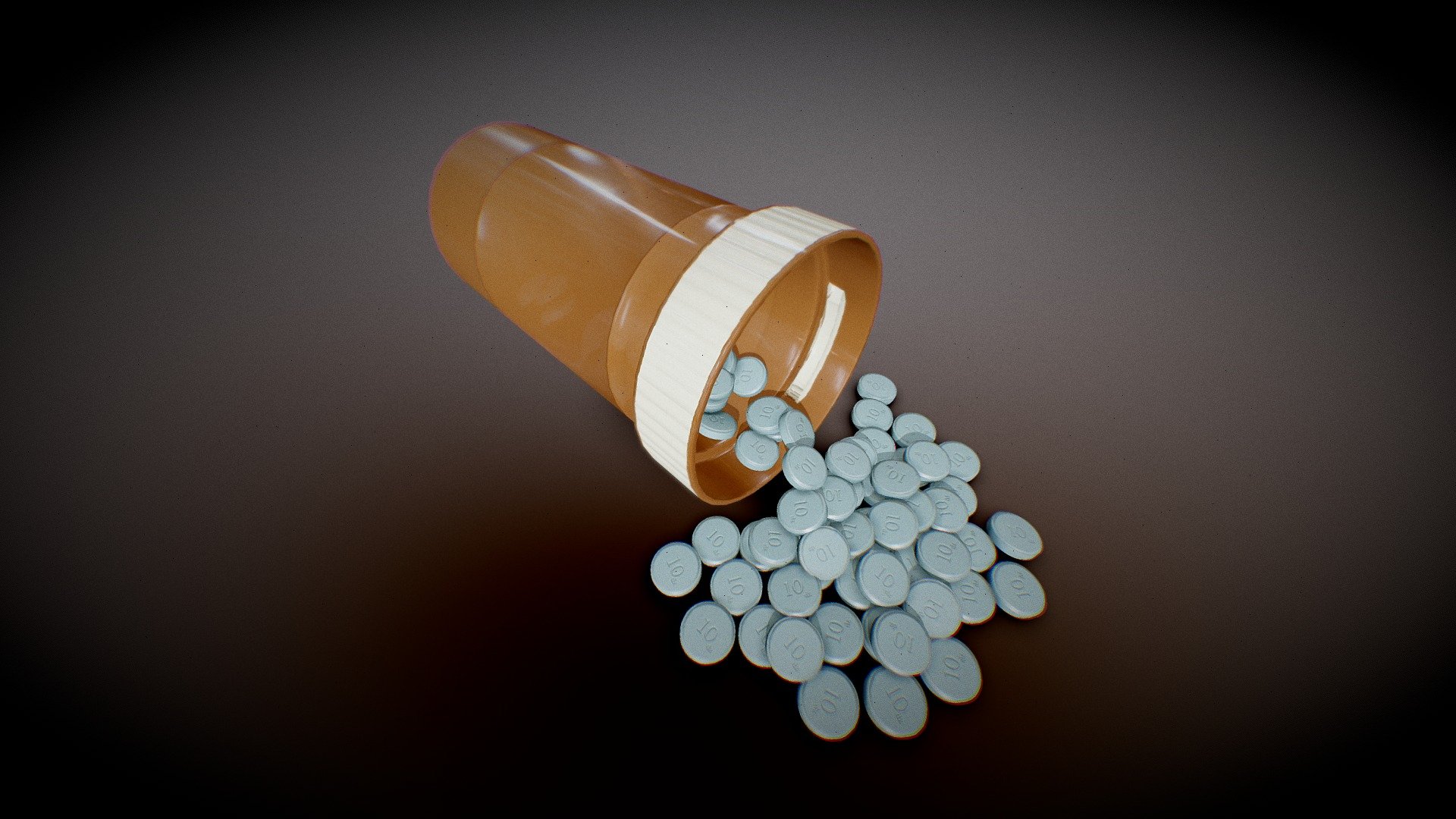 Pills 3d model