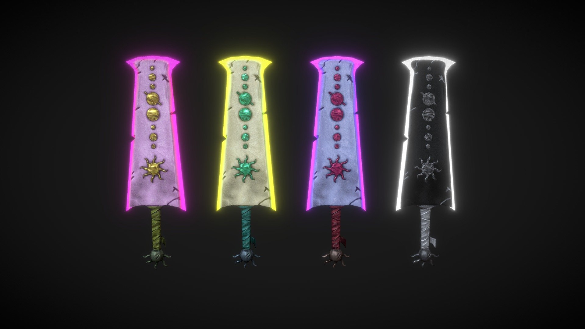 Astral Sword assets 3d model