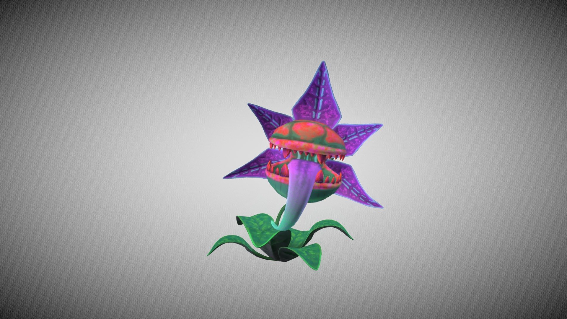 Stylized Piranha Plant 3d model