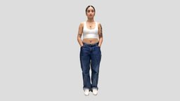 Full body 3D Scan Stephanie