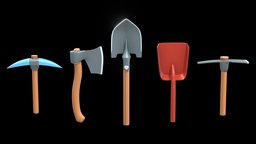 Shovel, Pickaxe ⛏️, Axe 🪓