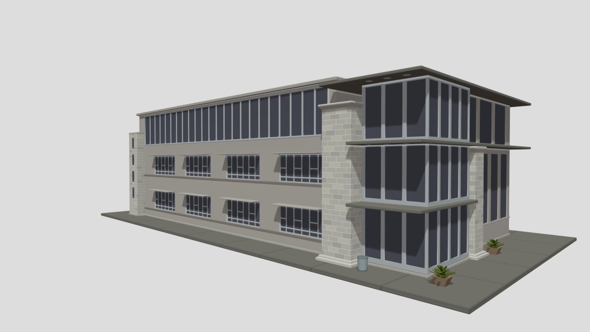 Office Building 3d model