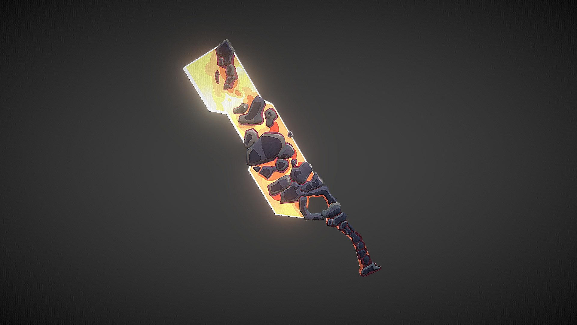 Magma Sword 3d model