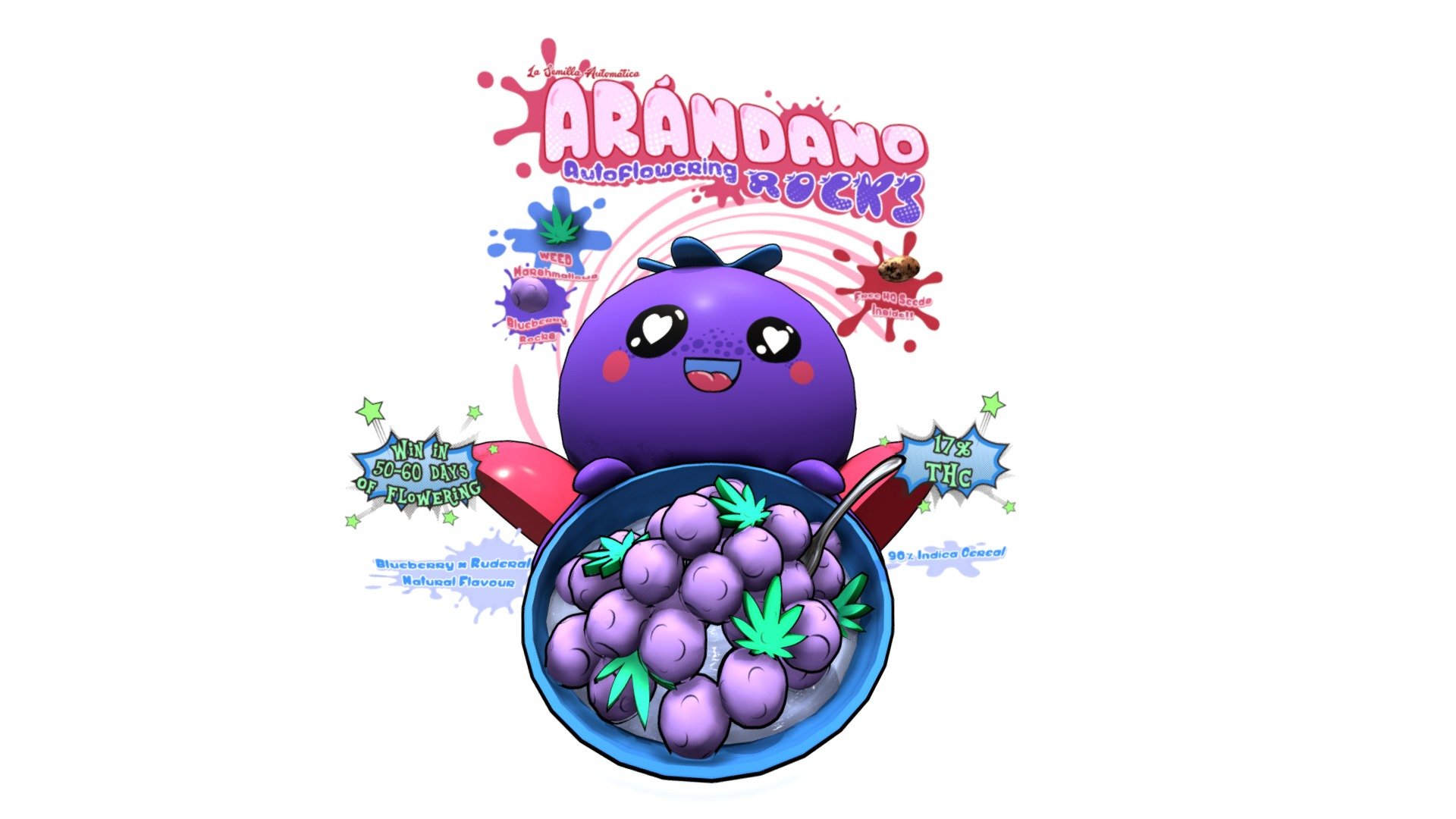 Arándano 3d model