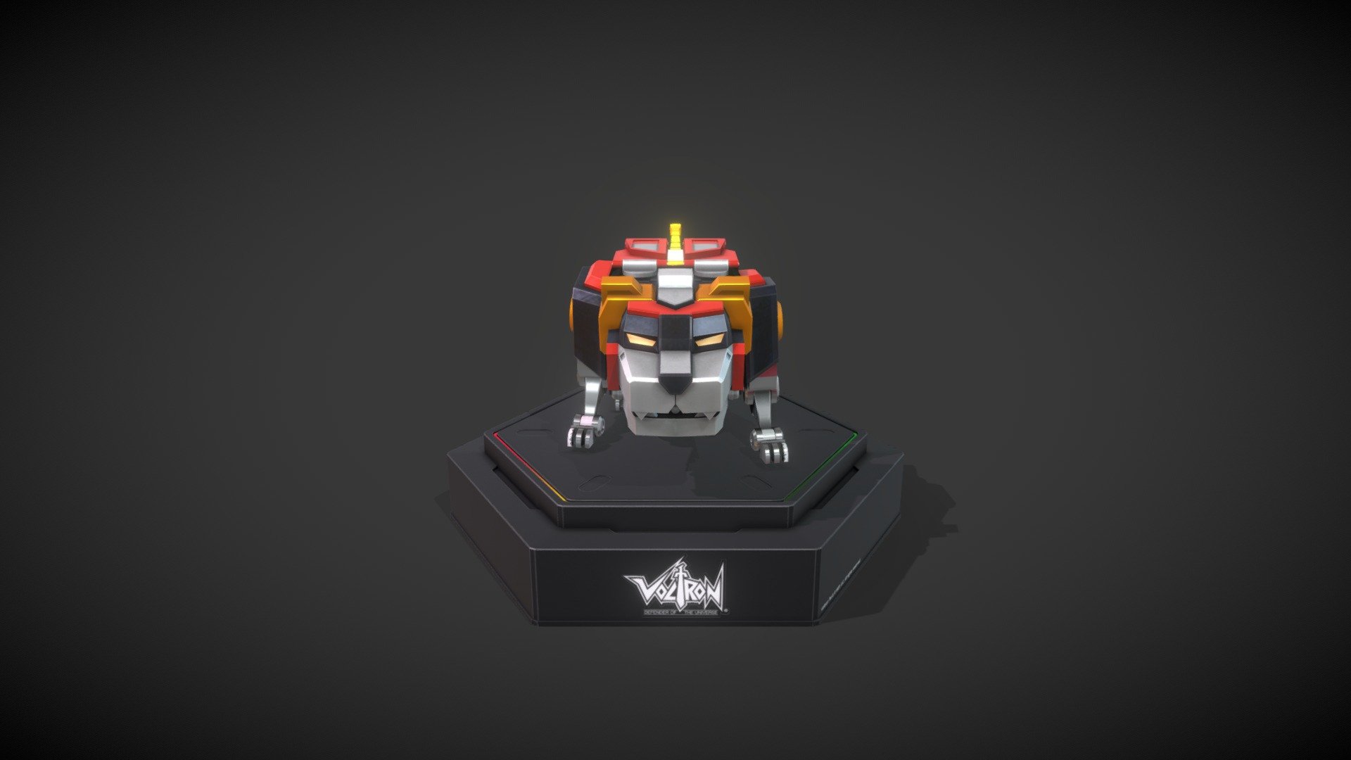 Voltron_BlackLion 3d model