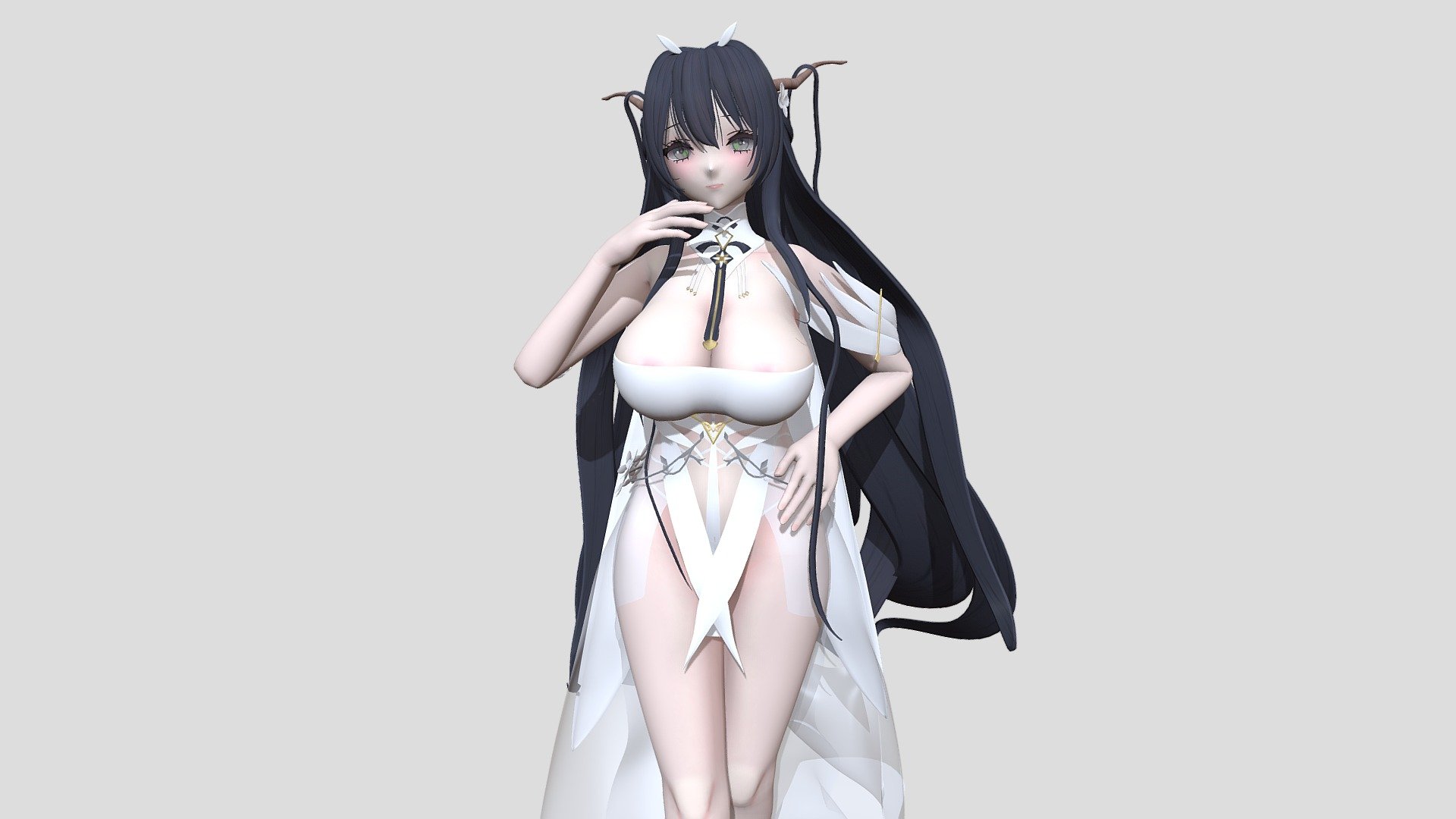 Azur Lane: Indomitable 3d model