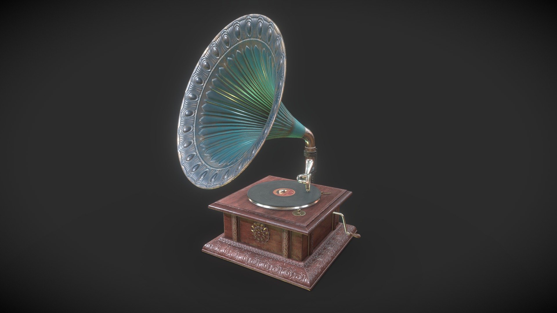 Gramophone 3d model