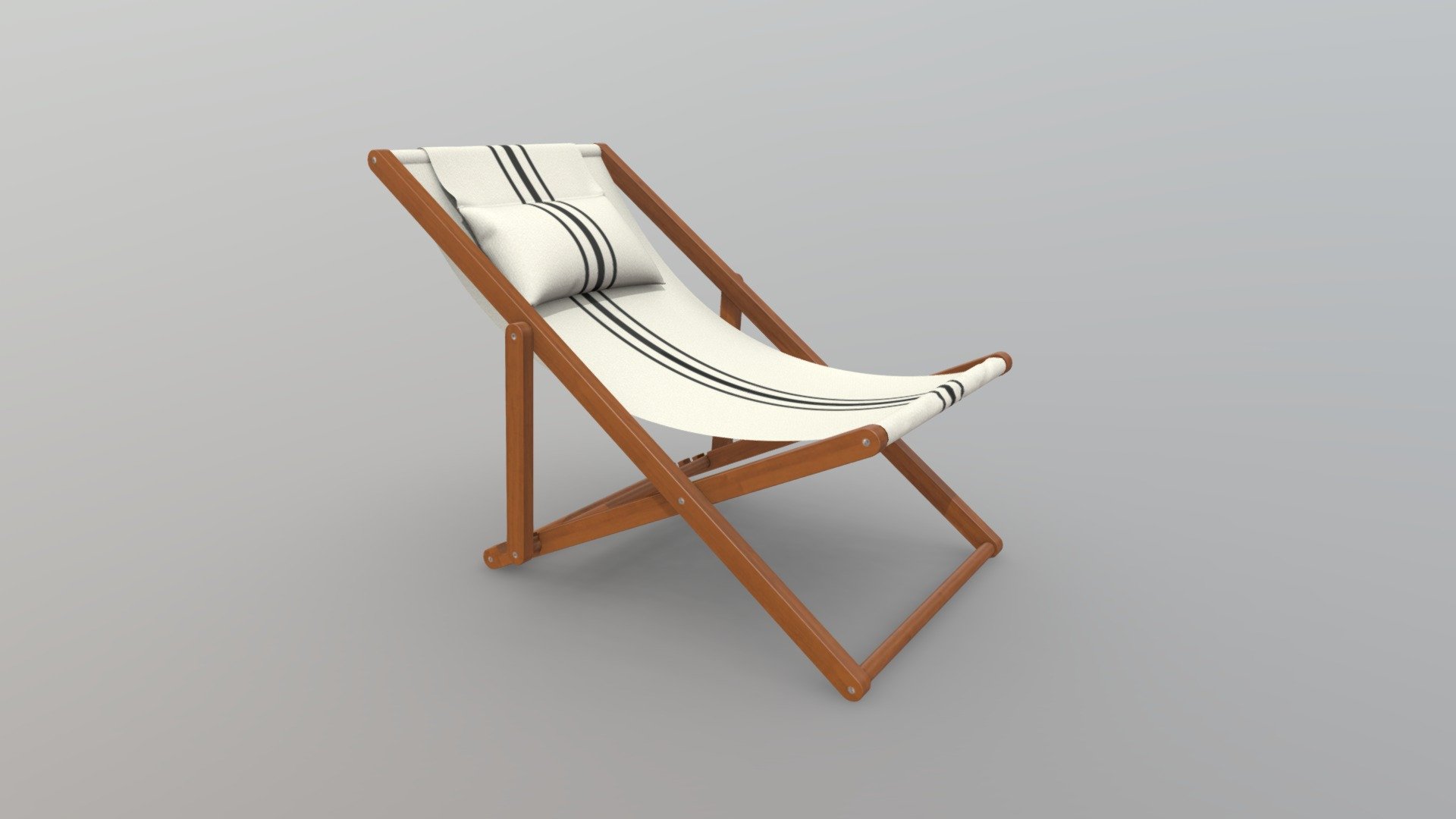 folding chair 3d model