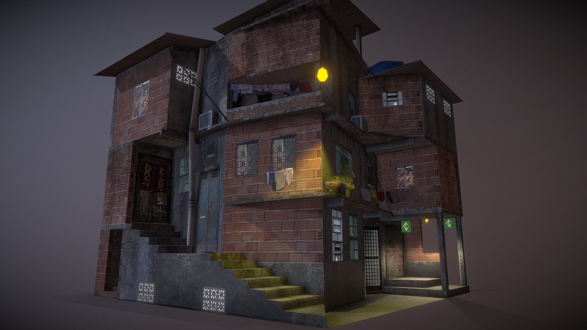 Favela 3d model