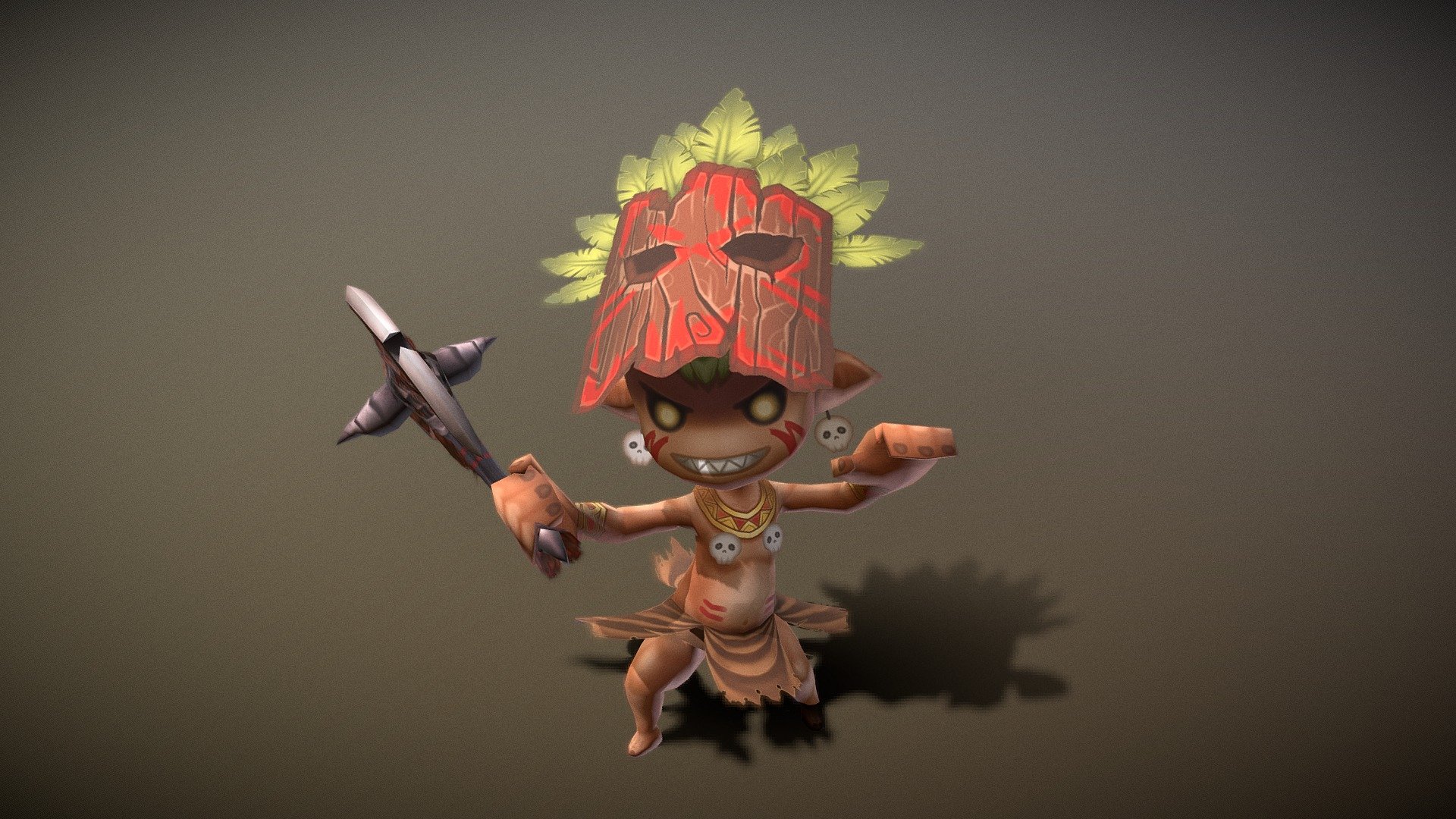 Casual RPG Monster 3d model