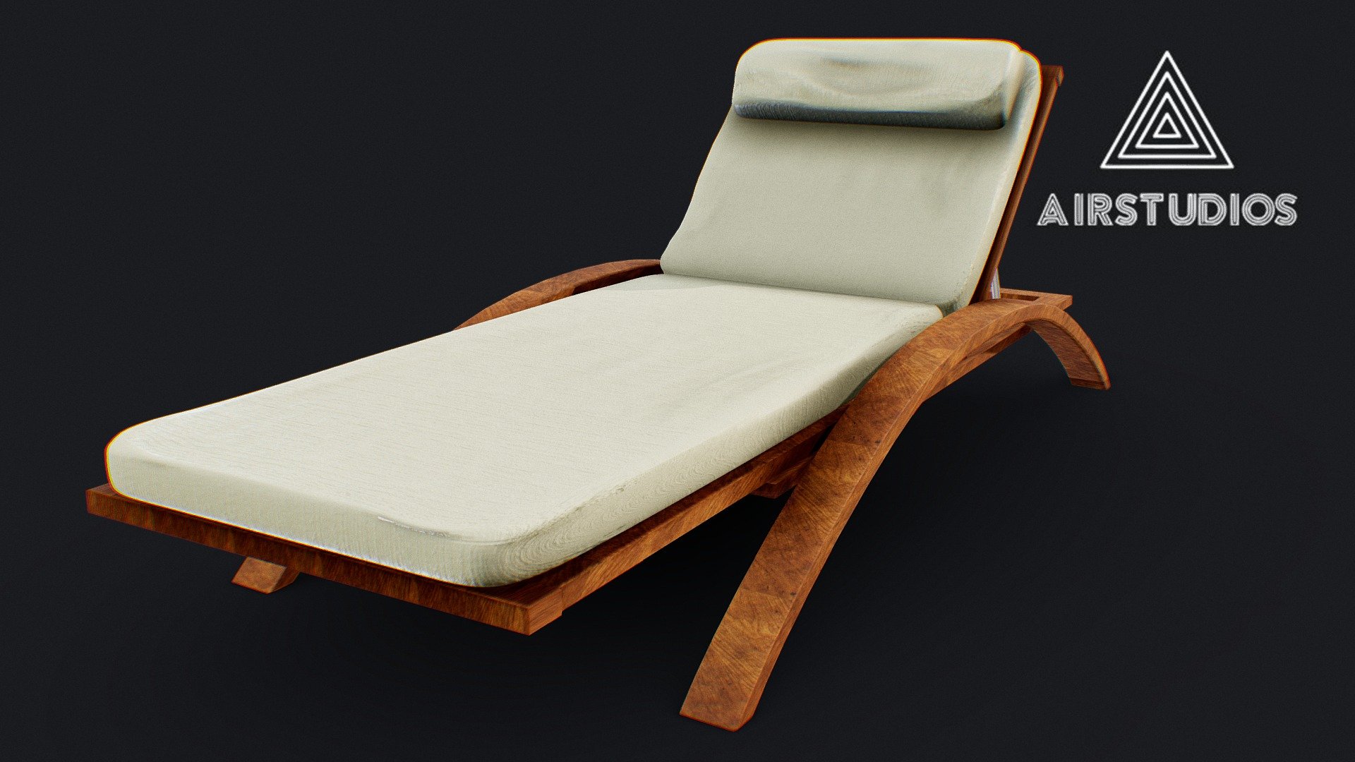 Sun Lounger 3d model