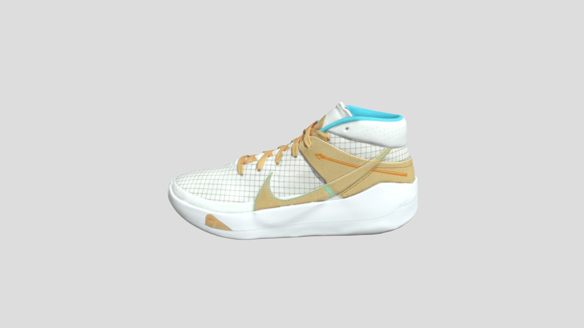 Nike KD 13 EYBL 白金 国外版_DA0895-102 3d model