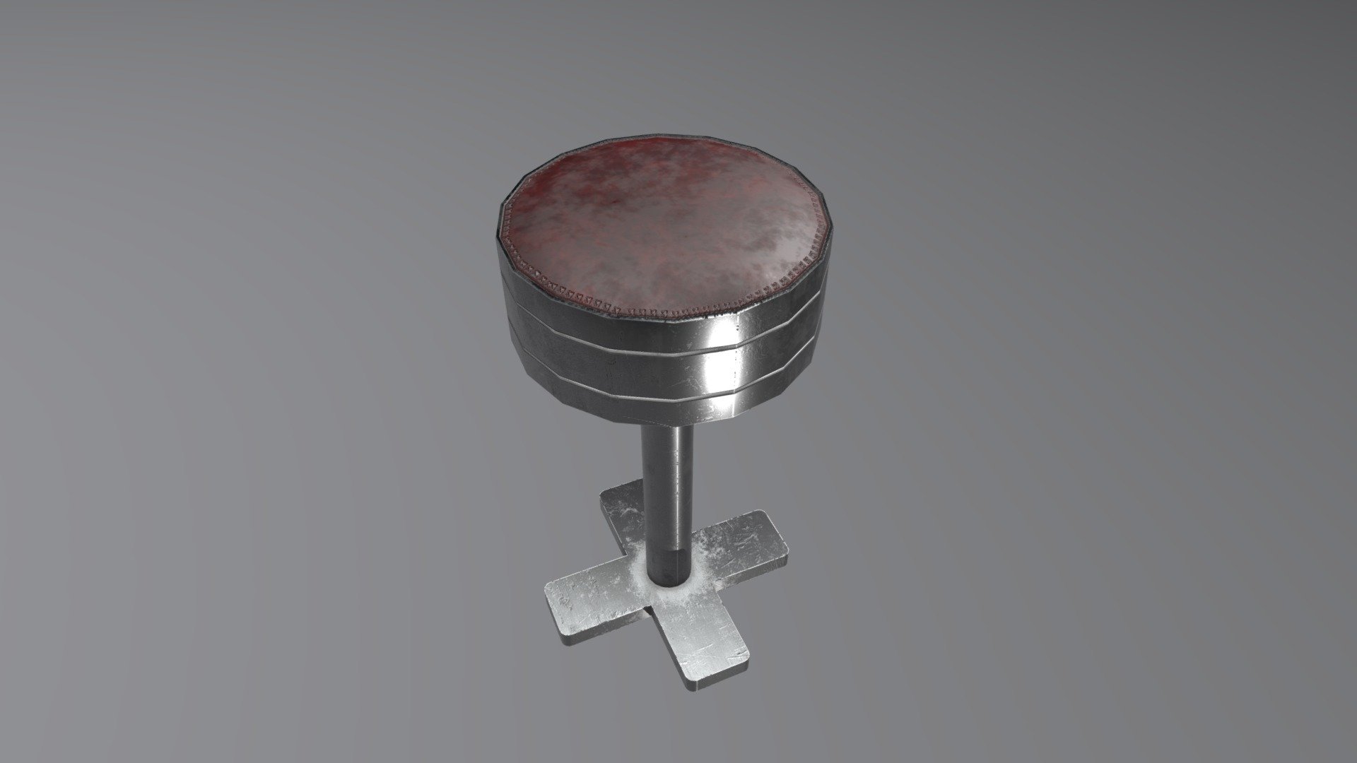 Diner/Bar Stool 3d model