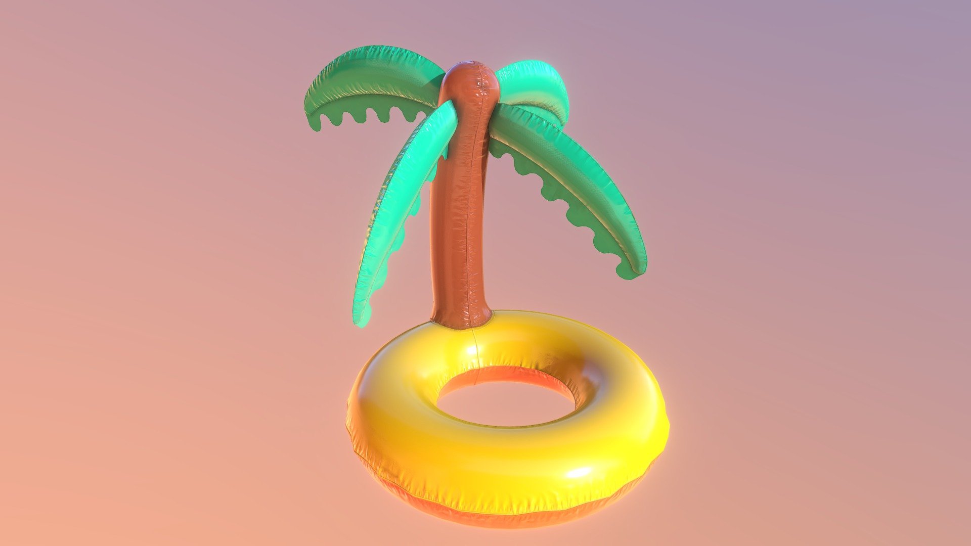 Inflatable Palm Tree 3d model