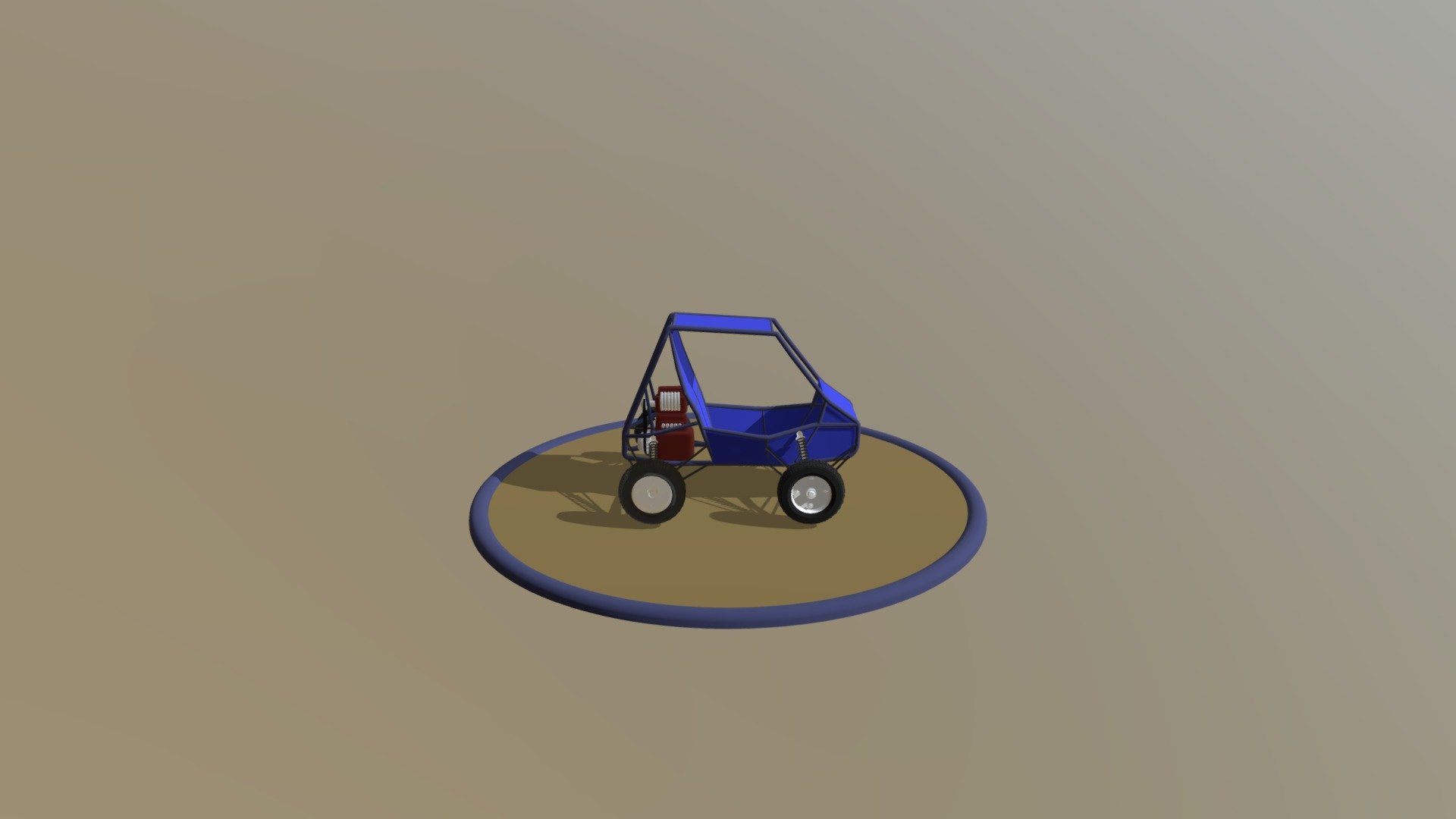 Baja Sae Model Buggy 3d model