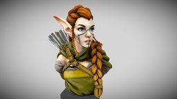 Elf Archer Bust 2.0