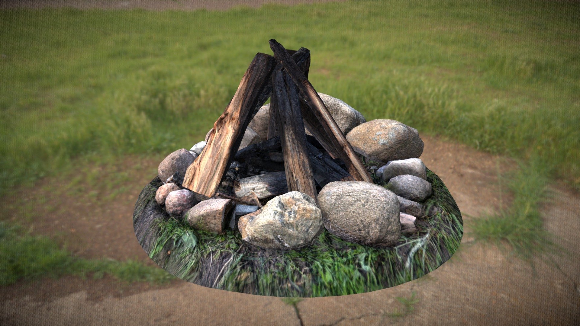 Campfire 3d model