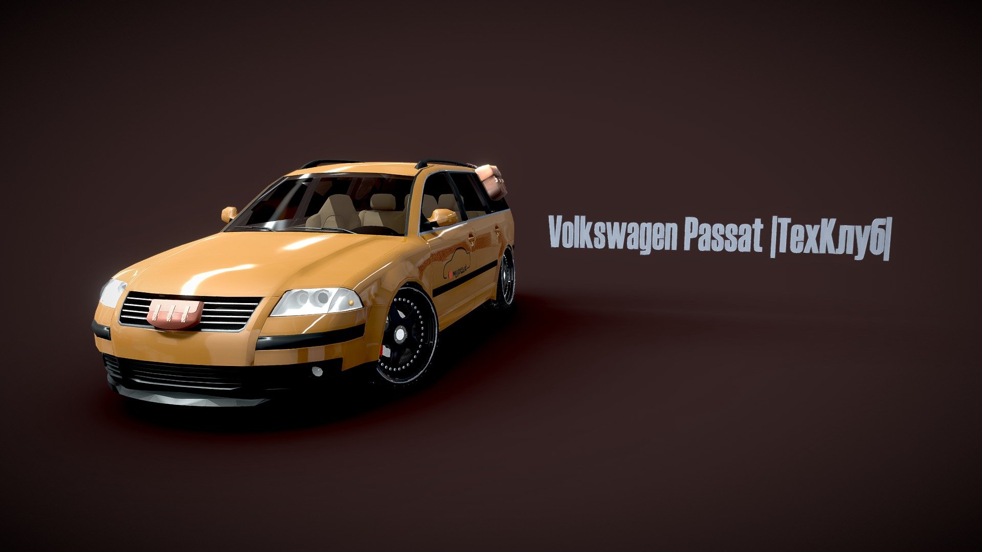 Passat B5 3d model