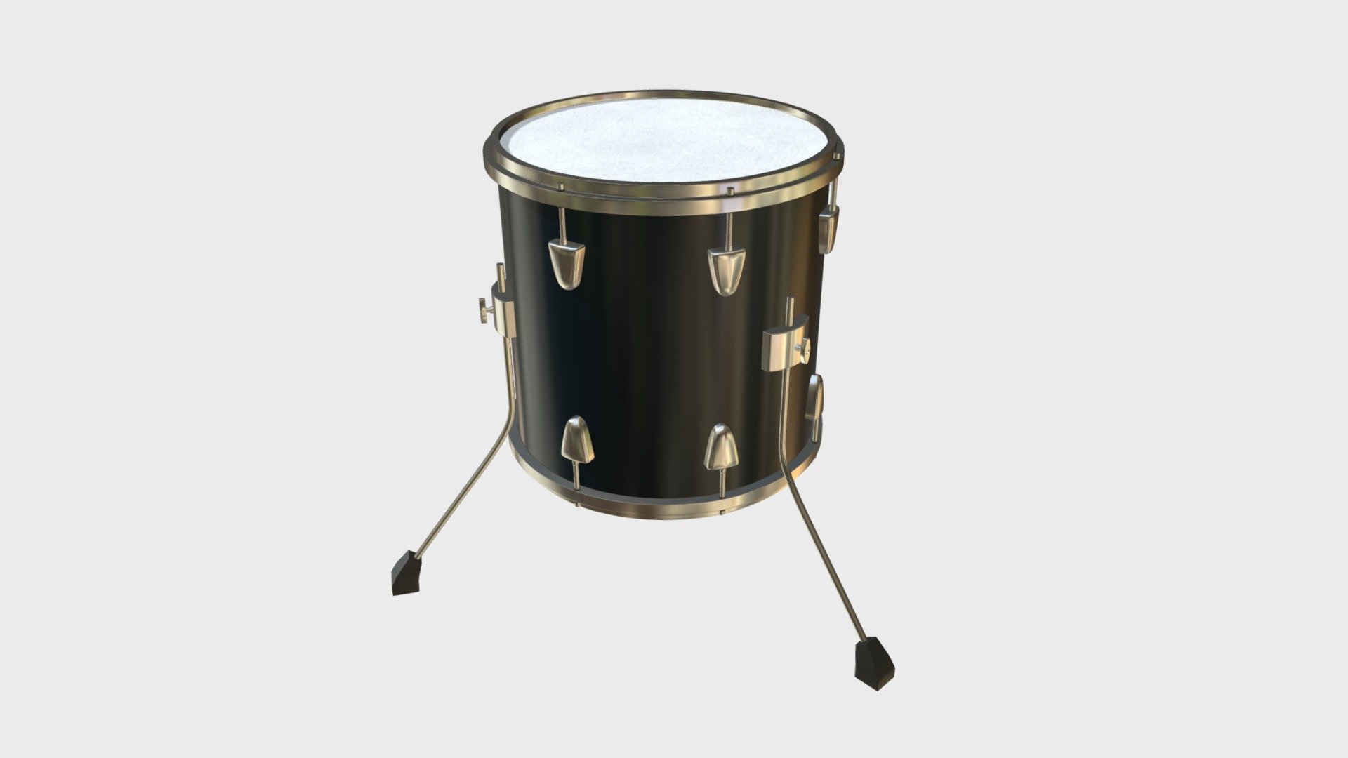 Floor tom drum 3d model