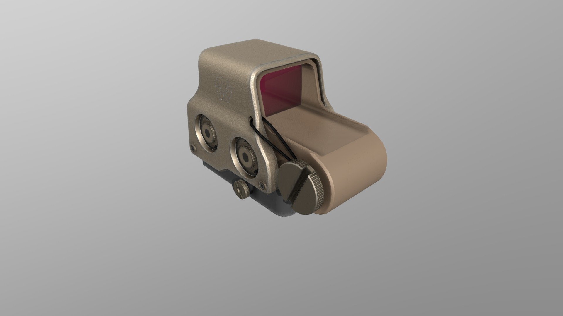 EOTech EXPS3 Style Gun Sight 3d model