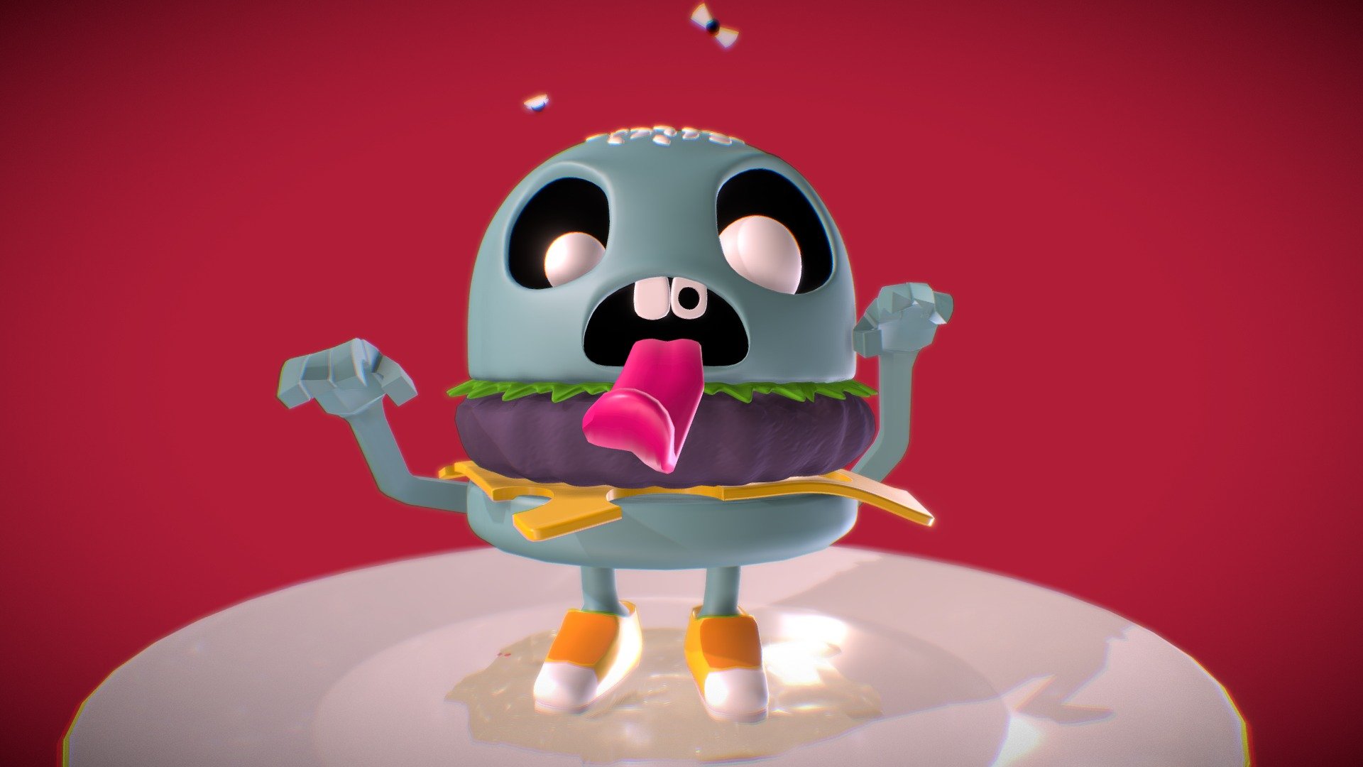 ZomBurguer 3d model