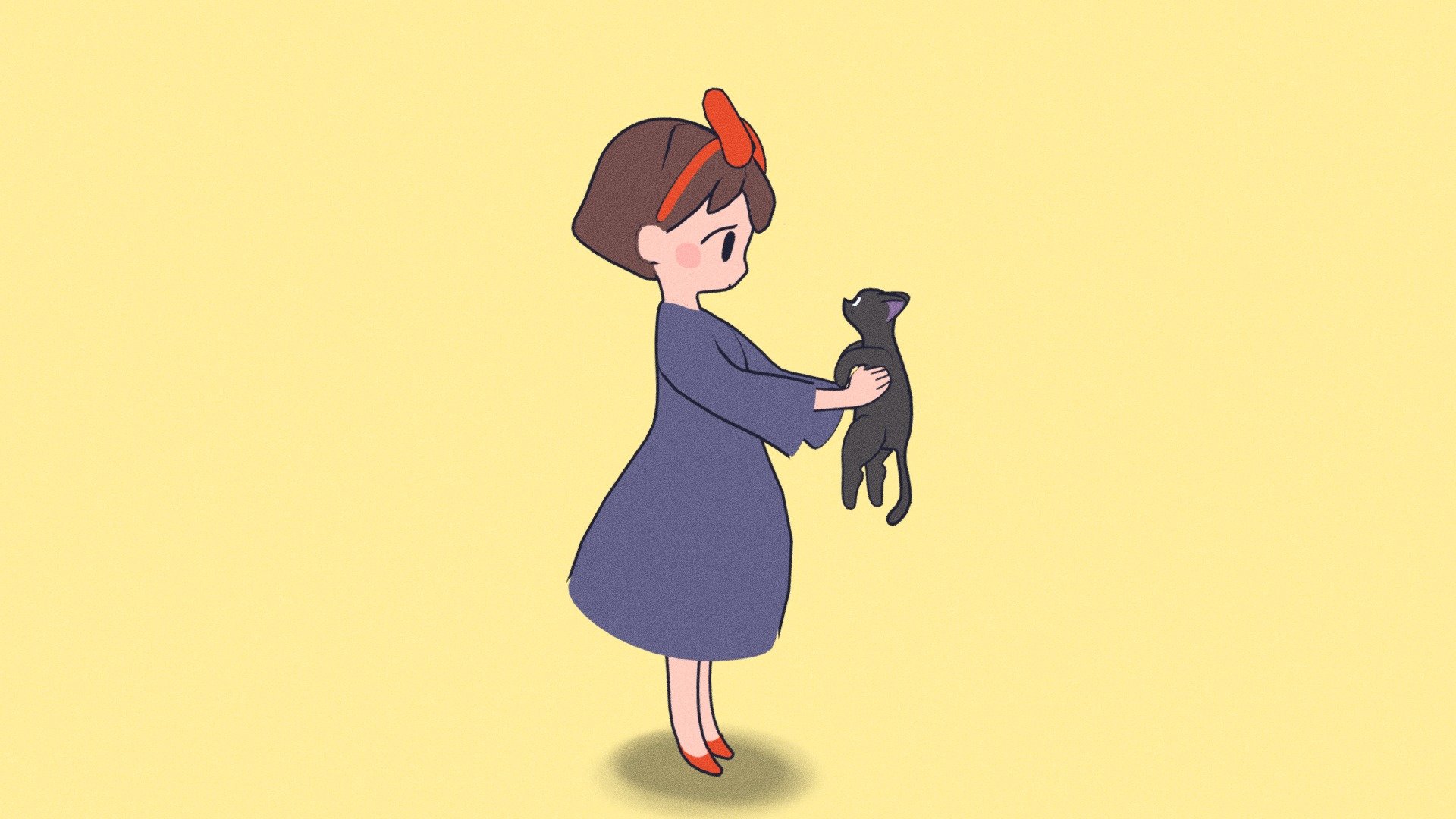 Kiki from Ghibli 3d model