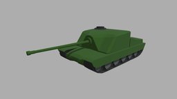 Low Poly Tank 01