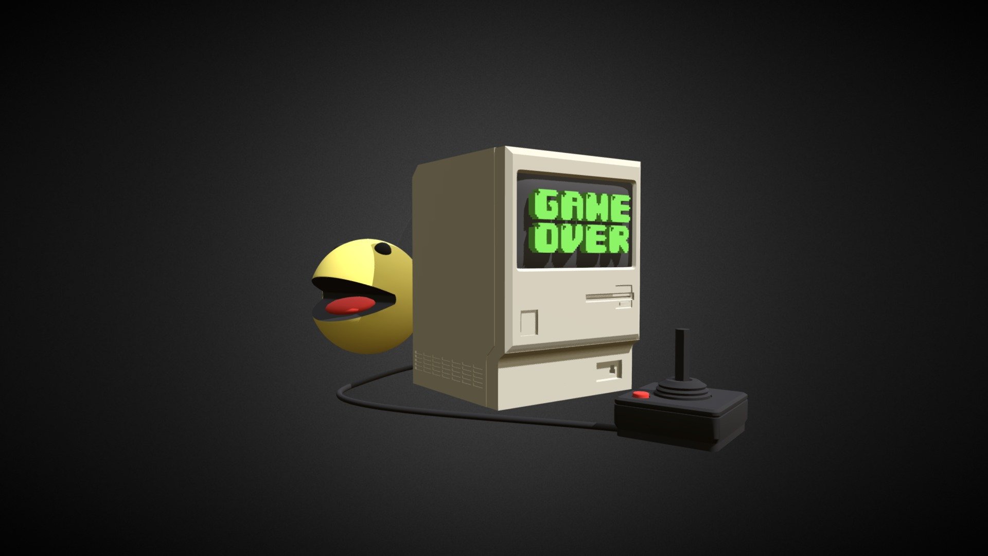 Game Over 3d model