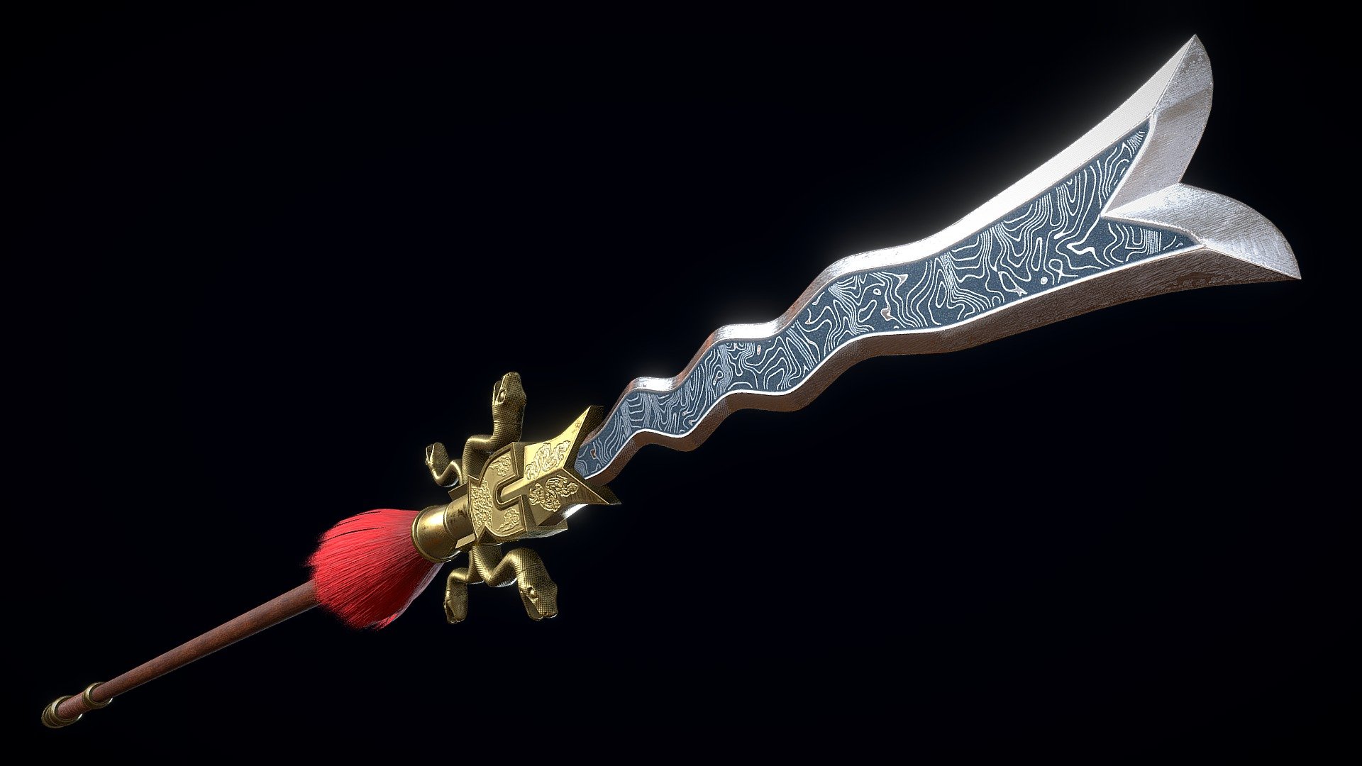 Serpent Spear 3d model