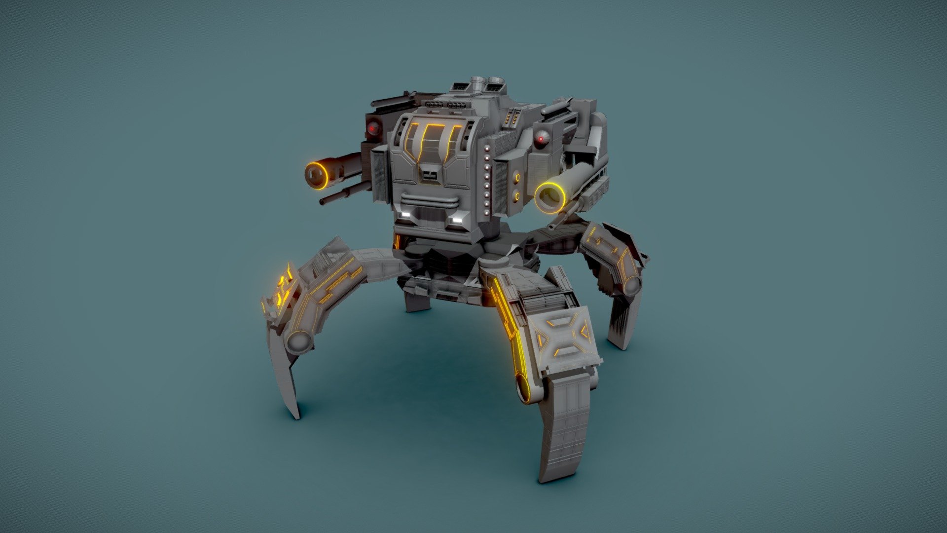 Combat Mech 3d model