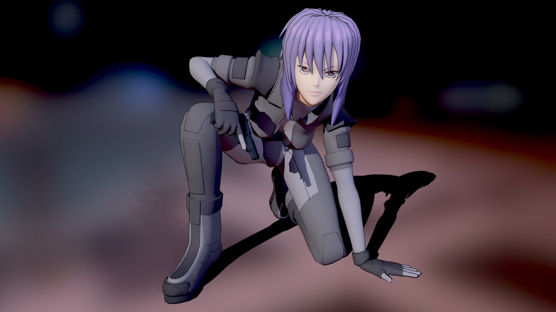 Major Motoko Kusanagi 3d model