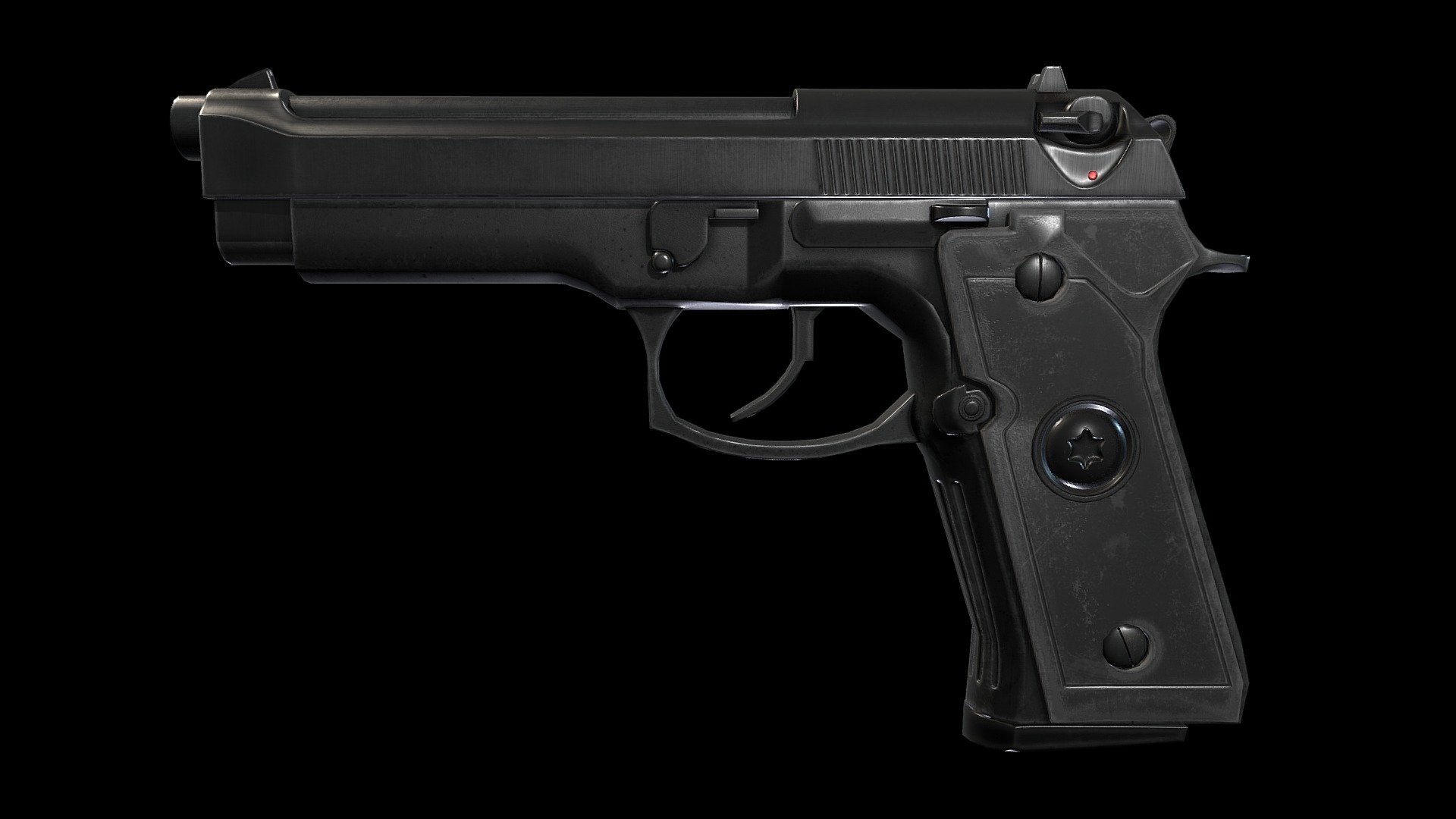 Beretta Pistol 3d model