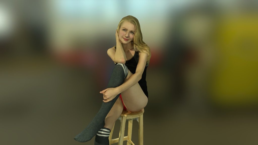 Anastasia Pose4 3d model